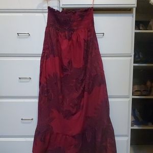 Aeropostale fuschia maxi dress
